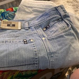 South Pole Men contrast Jean shorts
